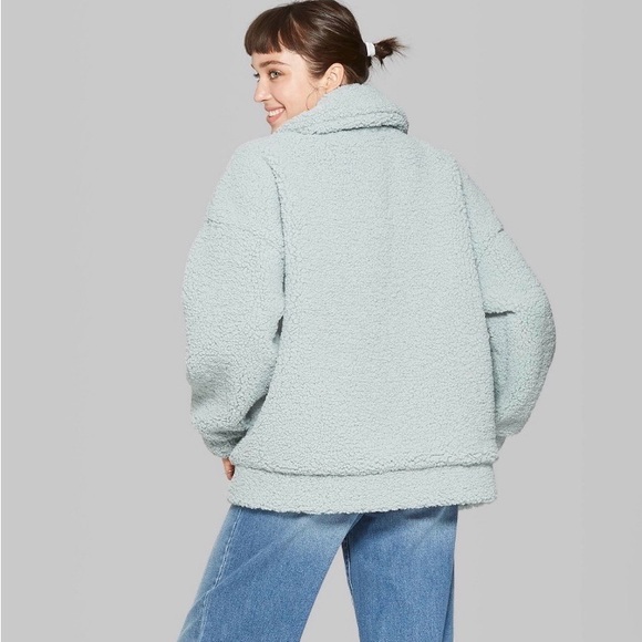 Women's Cozy Teddy Sherpa Jacket - Picture 2 of 3